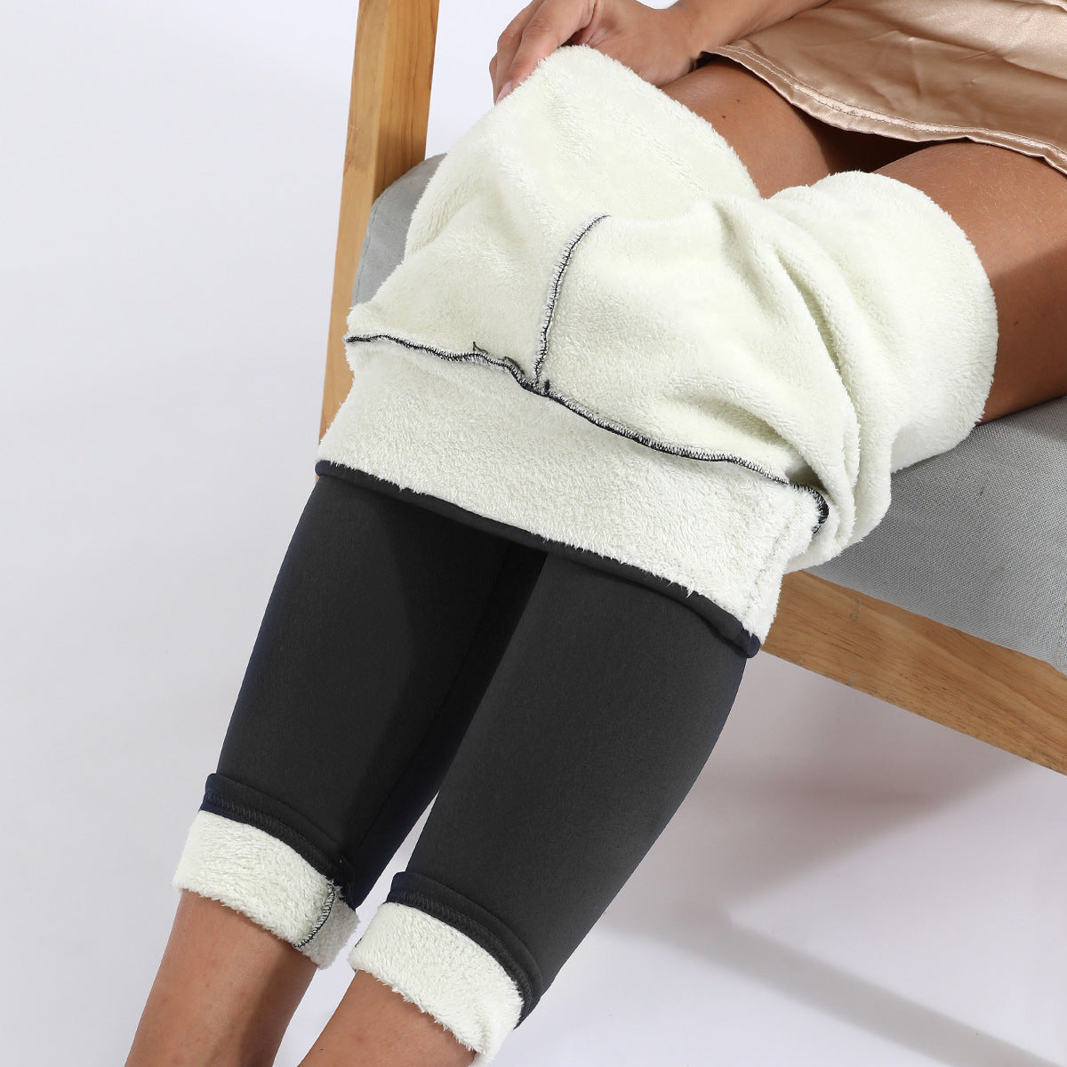 Infinity Beautiful Winter Thermal Leggings – High Stretch Lamb Cashmere Fit S, M, L, XL, XXL, 3XL - Infinity Beautiful Boutique