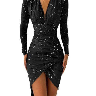 Infinity Beautiful Printed Slim Dress – Stylish New Look for Women