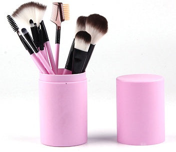 Infinity Beautiful 12pcs Makeup Brush Set – Face & Eye Essentials - Infinity Beautiful Boutique