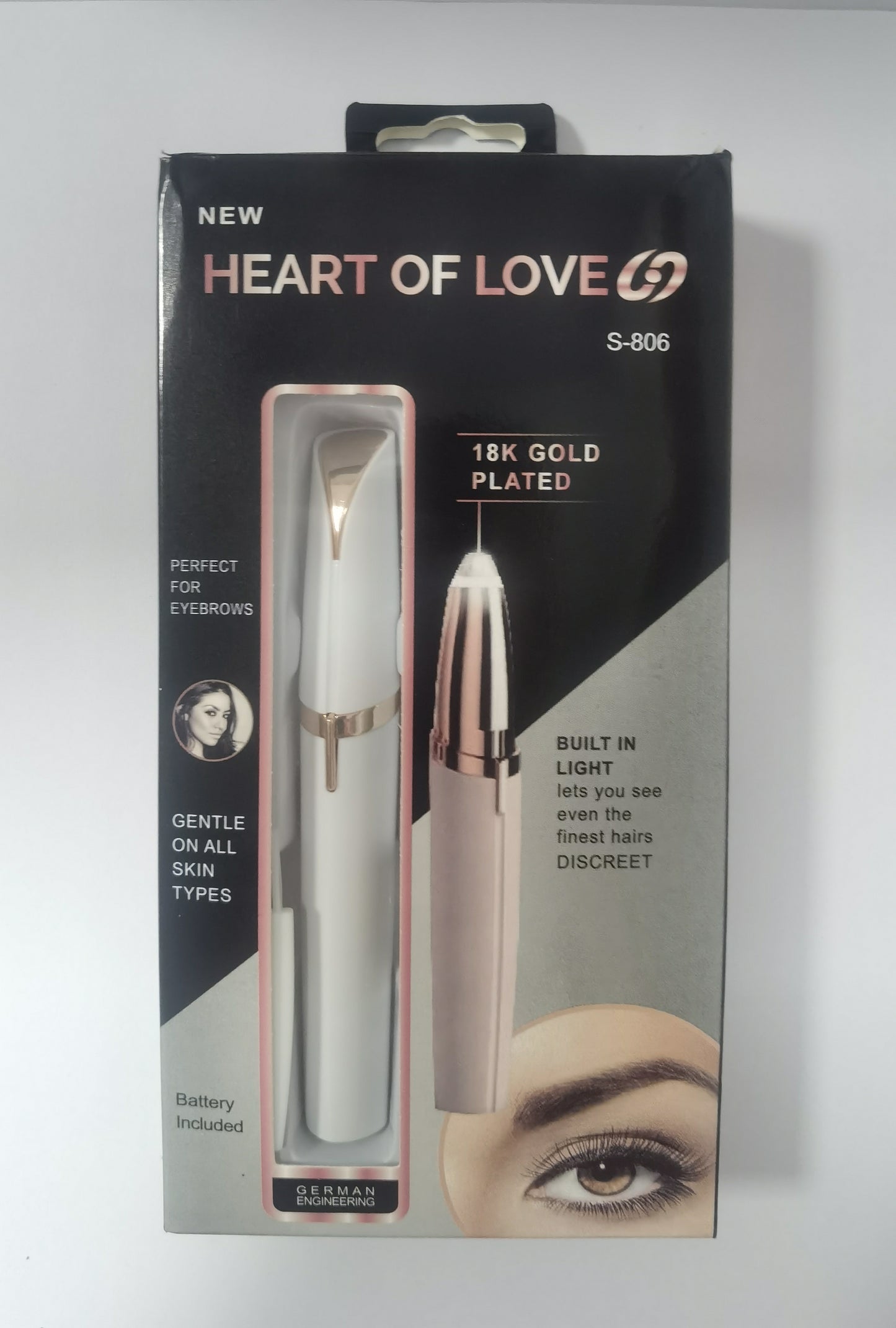 Infinity Beautiful Mini Eyebrow Trimmer – Painless Hair Remover with LED - Infinity Beautiful Boutique