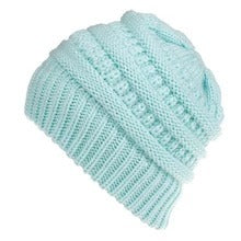 Infinity Beautiful Mixed Color Knitted Ponytail Hat - Infinity Beautiful Boutique