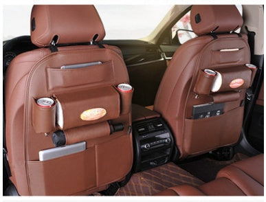 Premium Leather Car Seat Organizer - Infinity Beautiful Boutique