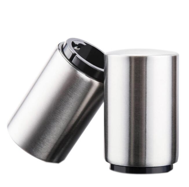 Stainless Steel Press Bottle Opener – Sleek & Handy Gift Idea for Beer Lovers. - Infinity Beautiful Boutique