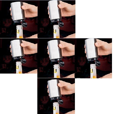 Stainless Steel Press Bottle Opener – Sleek & Handy Gift Idea for Beer Lovers. - Infinity Beautiful Boutique