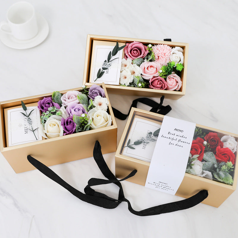 Soap Rose Gift Box – Perfect for Mother’s Day, Or Valentine’s Day - Infinity Beautiful Boutique