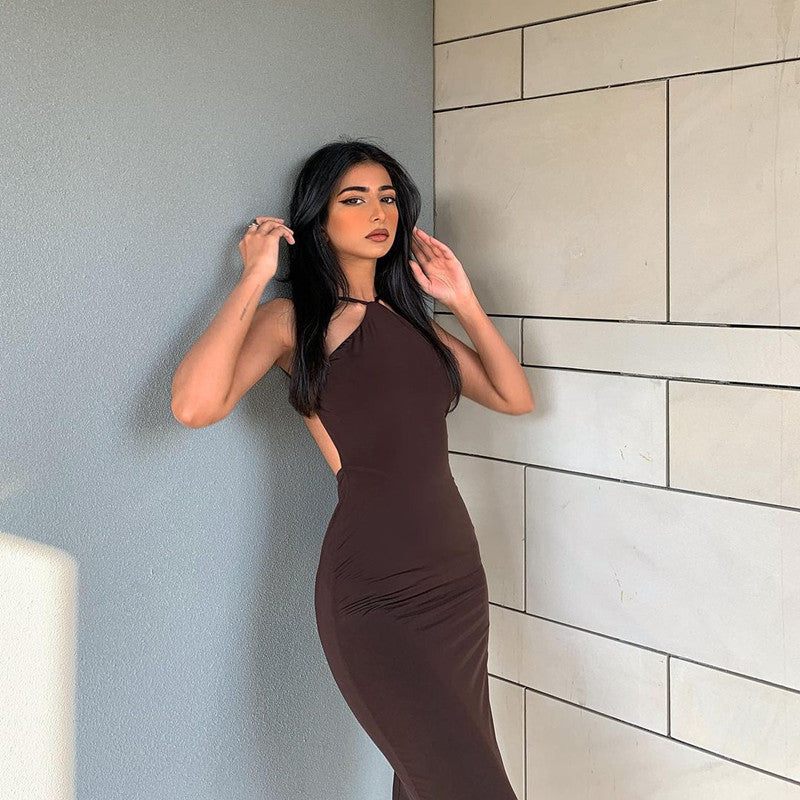 Infinity Beautiful Elegant Halter Dress - Infinity Beautiful Boutique