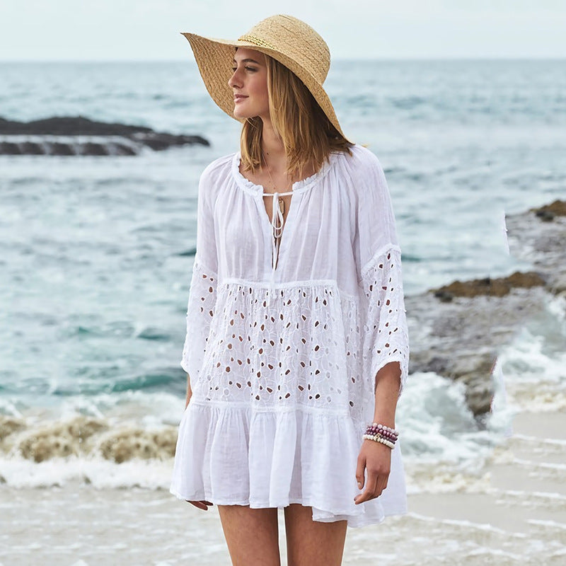 Infinity Beautiful Sun Protection Blouse – Loose Fit Bikini Cover-Up for Women
