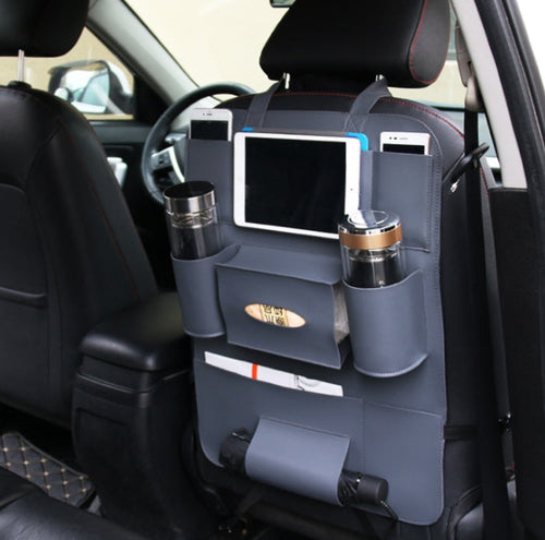 Premium Leather Car Seat Organizer - Infinity Beautiful Boutique