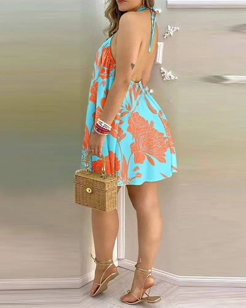 Infinity Beautiful Summer Halter Dress - Infinity Beautiful Boutique