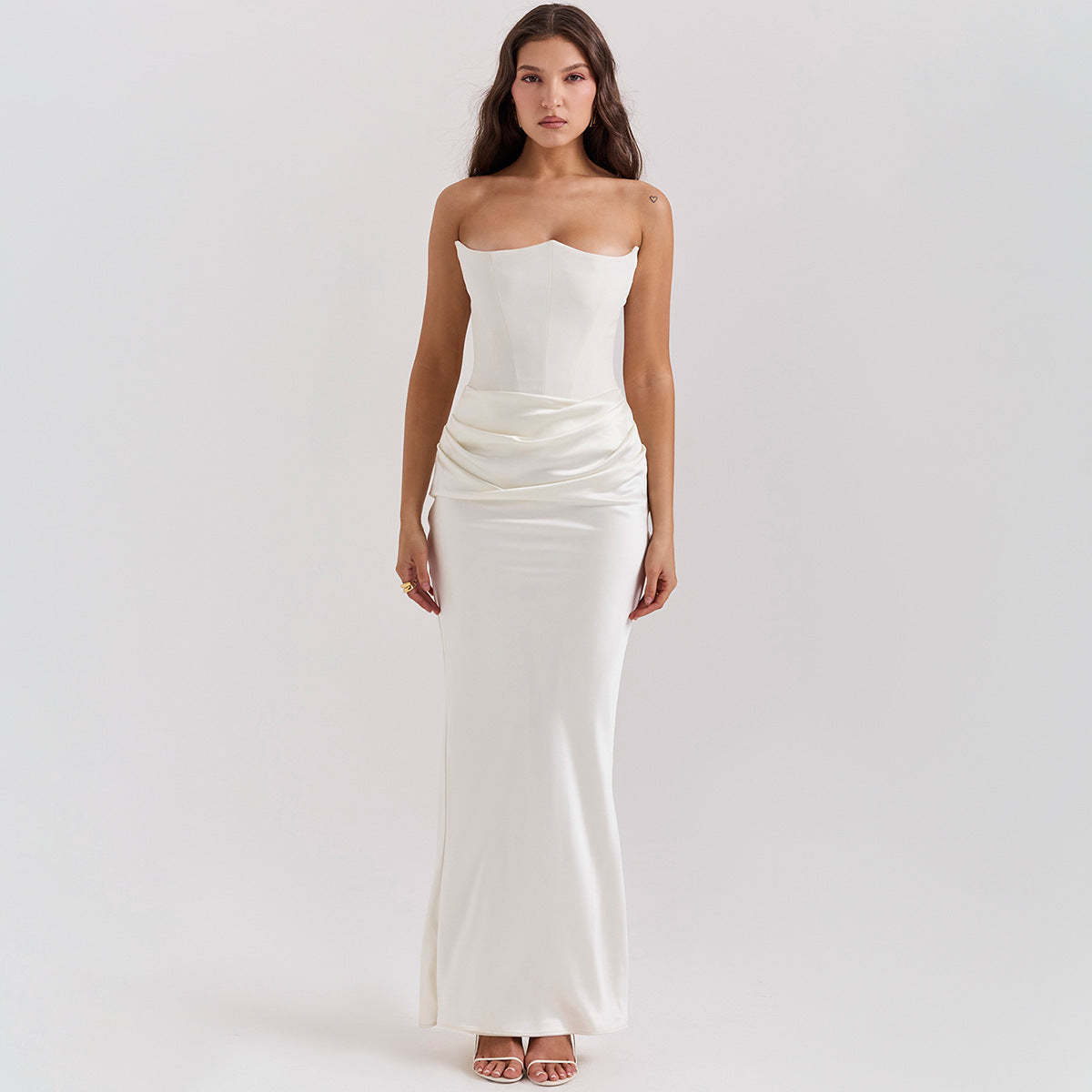 Infinity Beautiful Tube Top Dress – Sexy Slim Backless Bandeau Evening Style