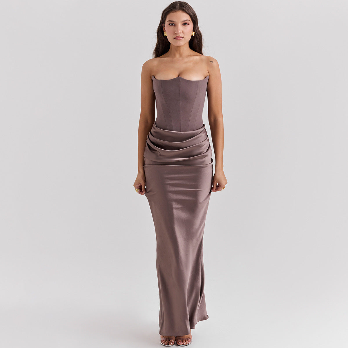Infinity Beautiful Tube Top Dress – Sexy Slim Backless Bandeau Evening Style