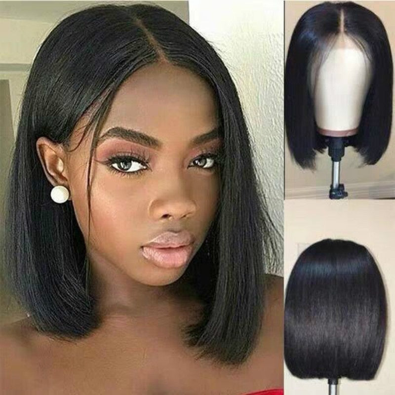 Infinity Beautiful Bob Wig – Short Human Hair Brazilian Remy for Black Women - Infinity Beautiful Boutique