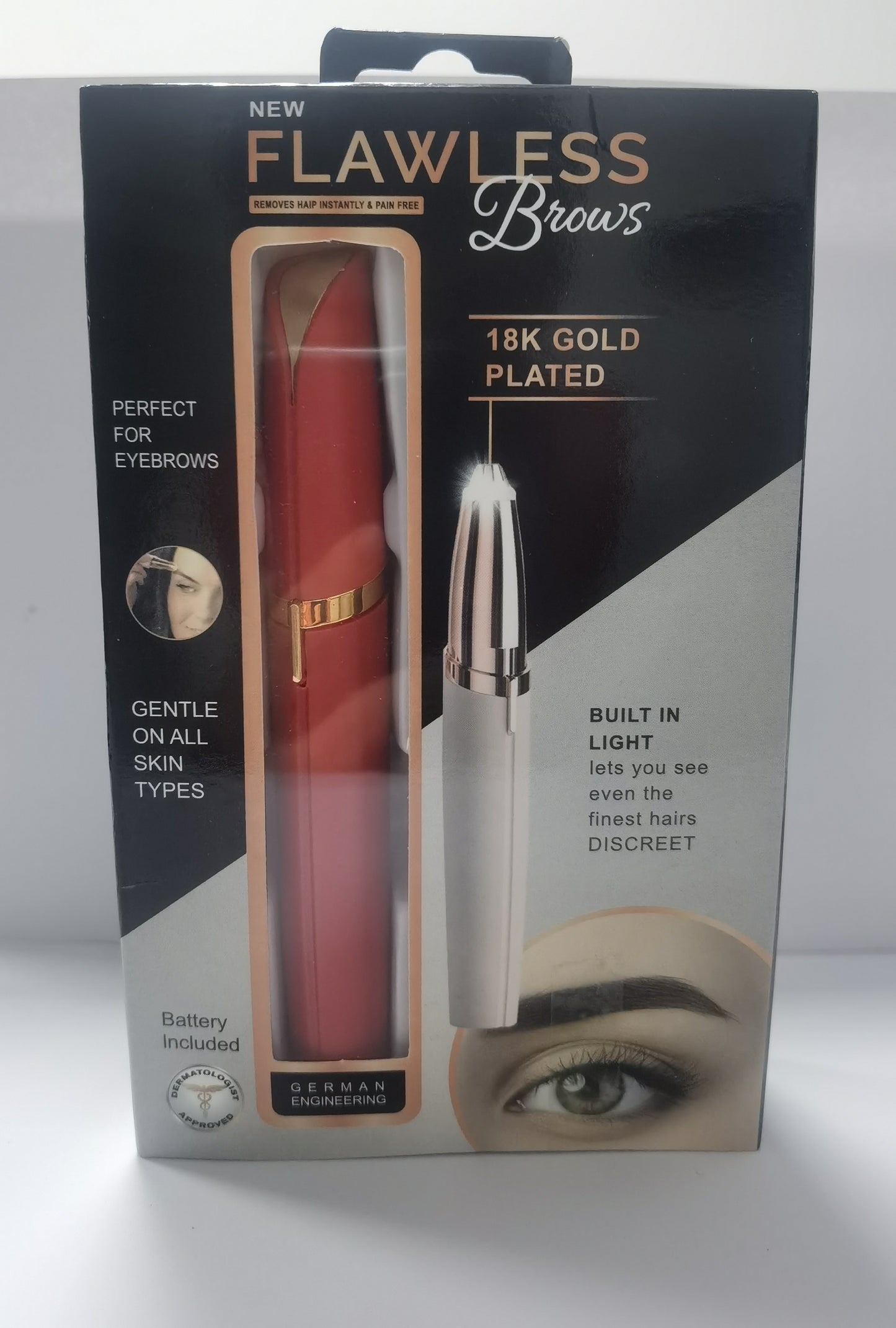 Infinity Beautiful Mini Eyebrow Trimmer – Painless Hair Remover with LED - Infinity Beautiful Boutique