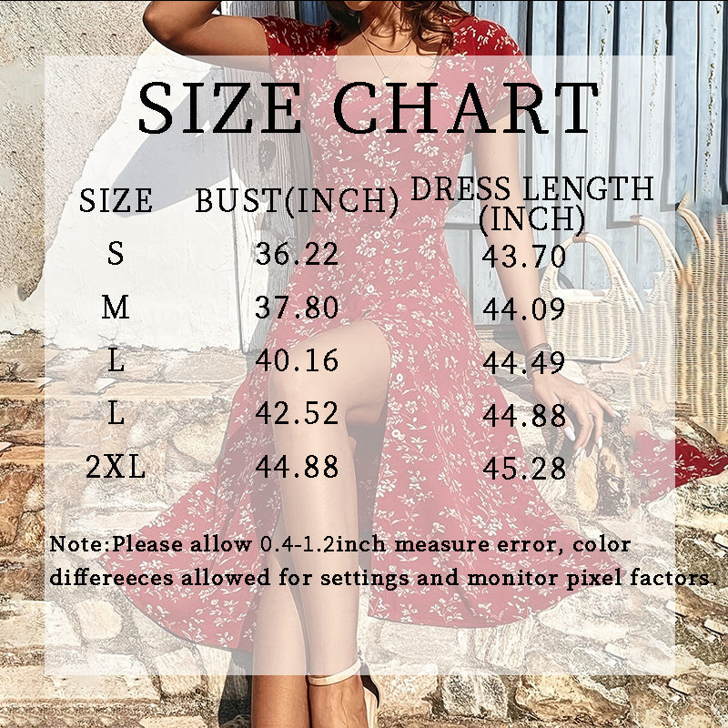 Infinity Beautiful Boho Bloom Maxi – Floral Button-Up Dress with Flowy Silhouette and Side Slit