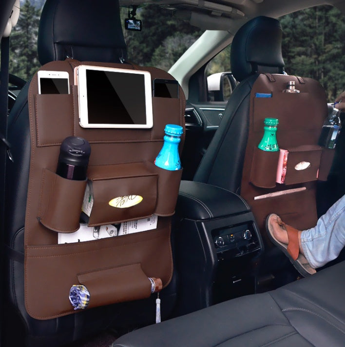 Premium Leather Car Seat Organizer - Infinity Beautiful Boutique