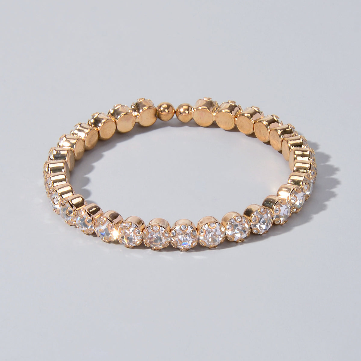 Textured Jewellery Faux Cubic Zirconia Classic Tennis Bracelet Nice