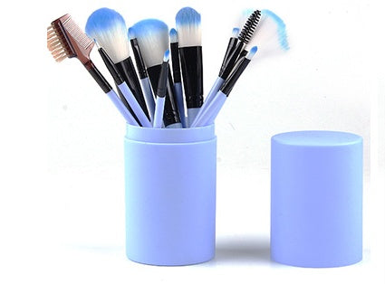 Infinity Beautiful 12pcs Makeup Brush Set – Face & Eye Essentials - Infinity Beautiful Boutique