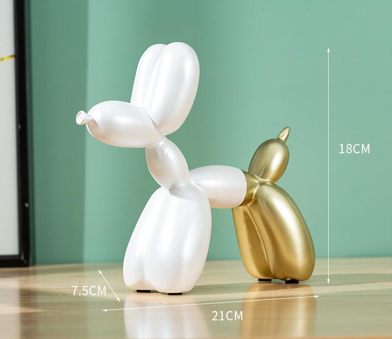 Balloon Dog Figurine – Cute Animal Decor & Fun Office Gift Idea - Infinity Beautiful Boutique
