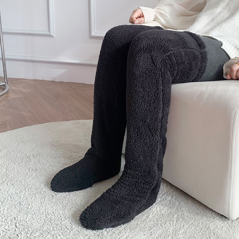 Infinity Beautiful Over-the-Knee Fuzzy Socks – Winter Warm Sleep & Lounge Stockings - Infinity Beautiful Boutique
