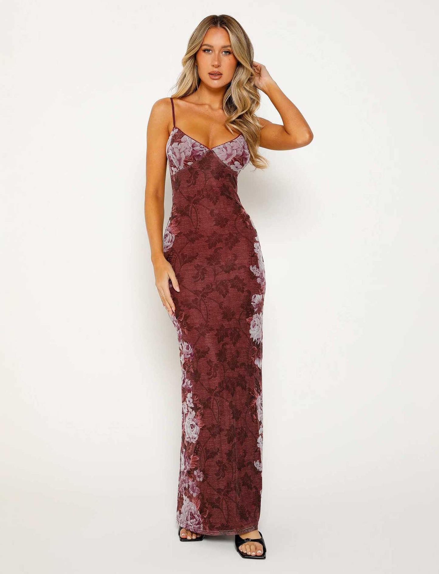 Infinity Beautiful Y2K Floral Slip Dress – Slim Summer Suspender Style for Beach Vacations - Infinity Beautiful Boutique