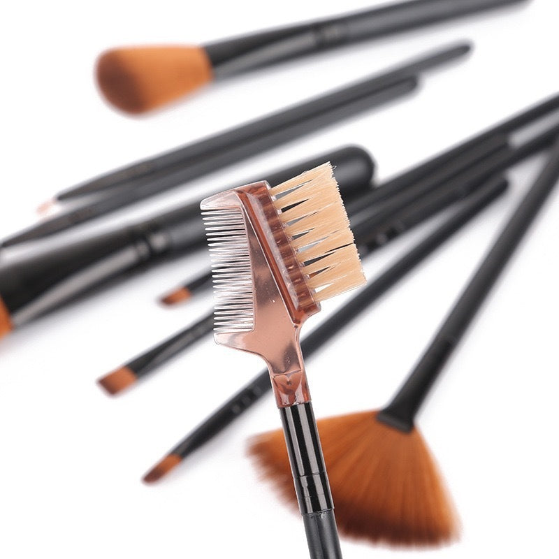 Infinity Beautiful 12pcs Makeup Brush Set – Face & Eye Essentials - Infinity Beautiful Boutique