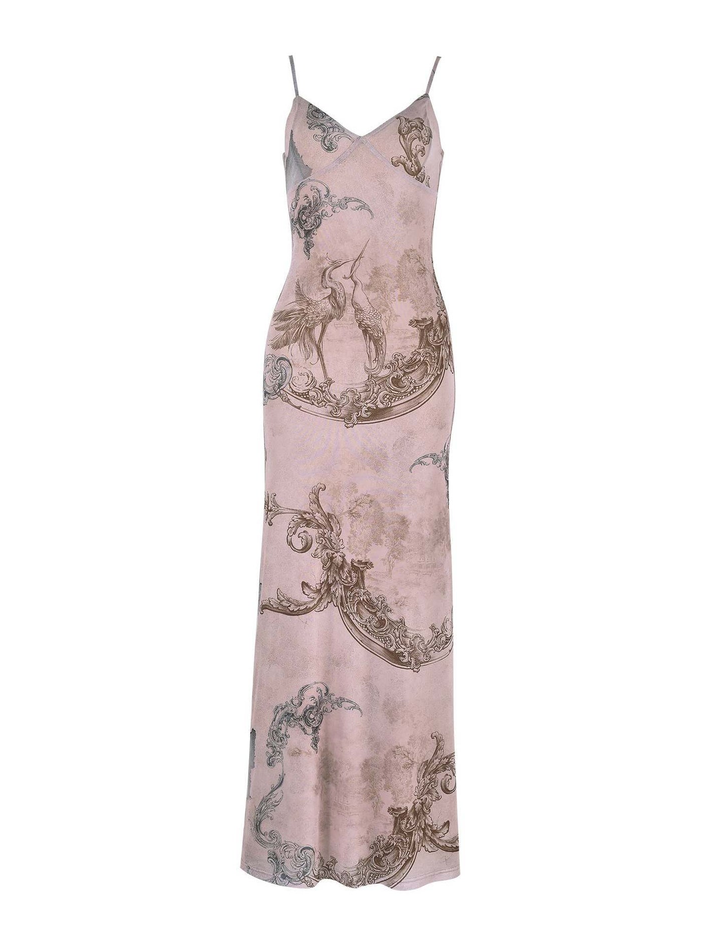 Infinity Beautiful Y2K Floral Slip Dress – Slim Summer Suspender Style for Beach Vacations - Infinity Beautiful Boutique