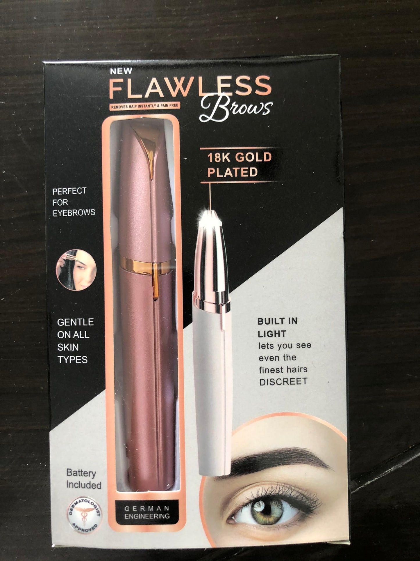 Infinity Beautiful Mini Eyebrow Trimmer – Painless Hair Remover with LED - Infinity Beautiful Boutique