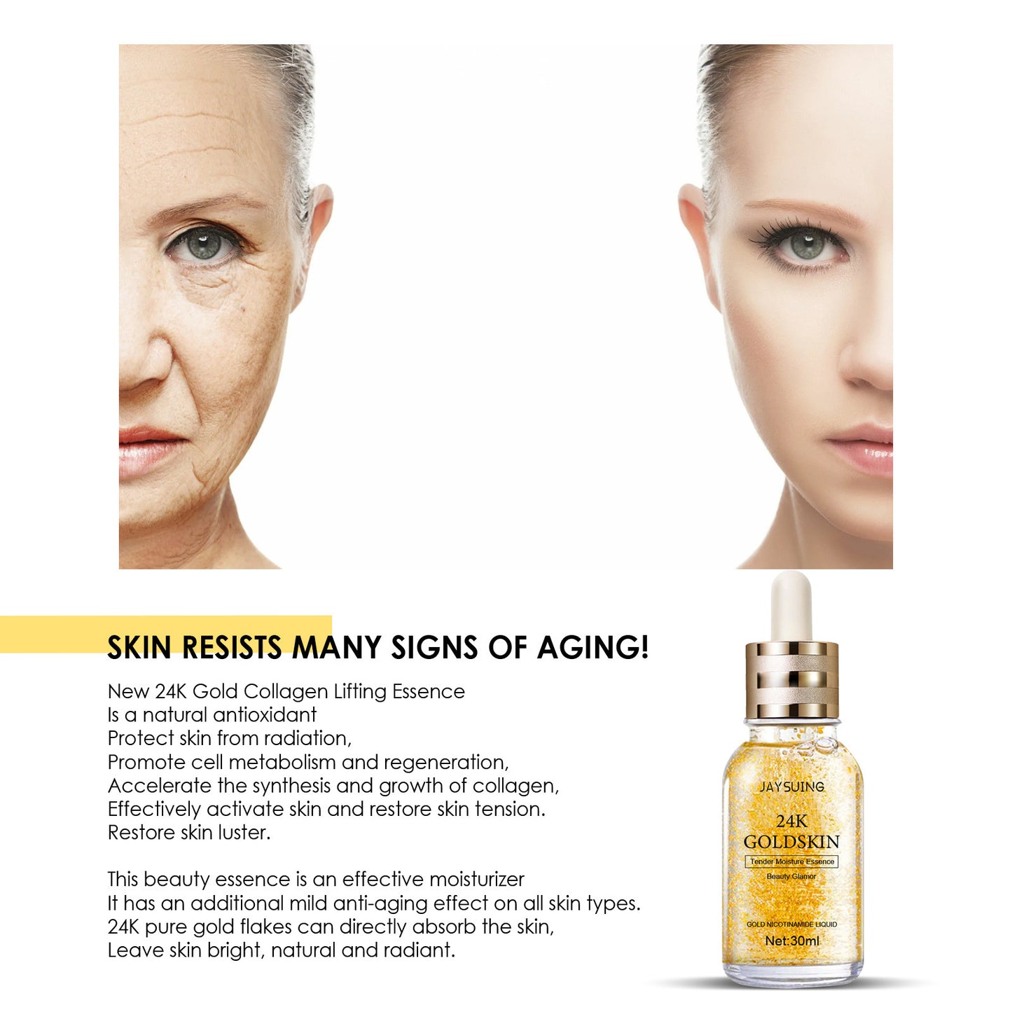 24K Gold Collagen Protein Lifting - Infinity Beautiful Boutique