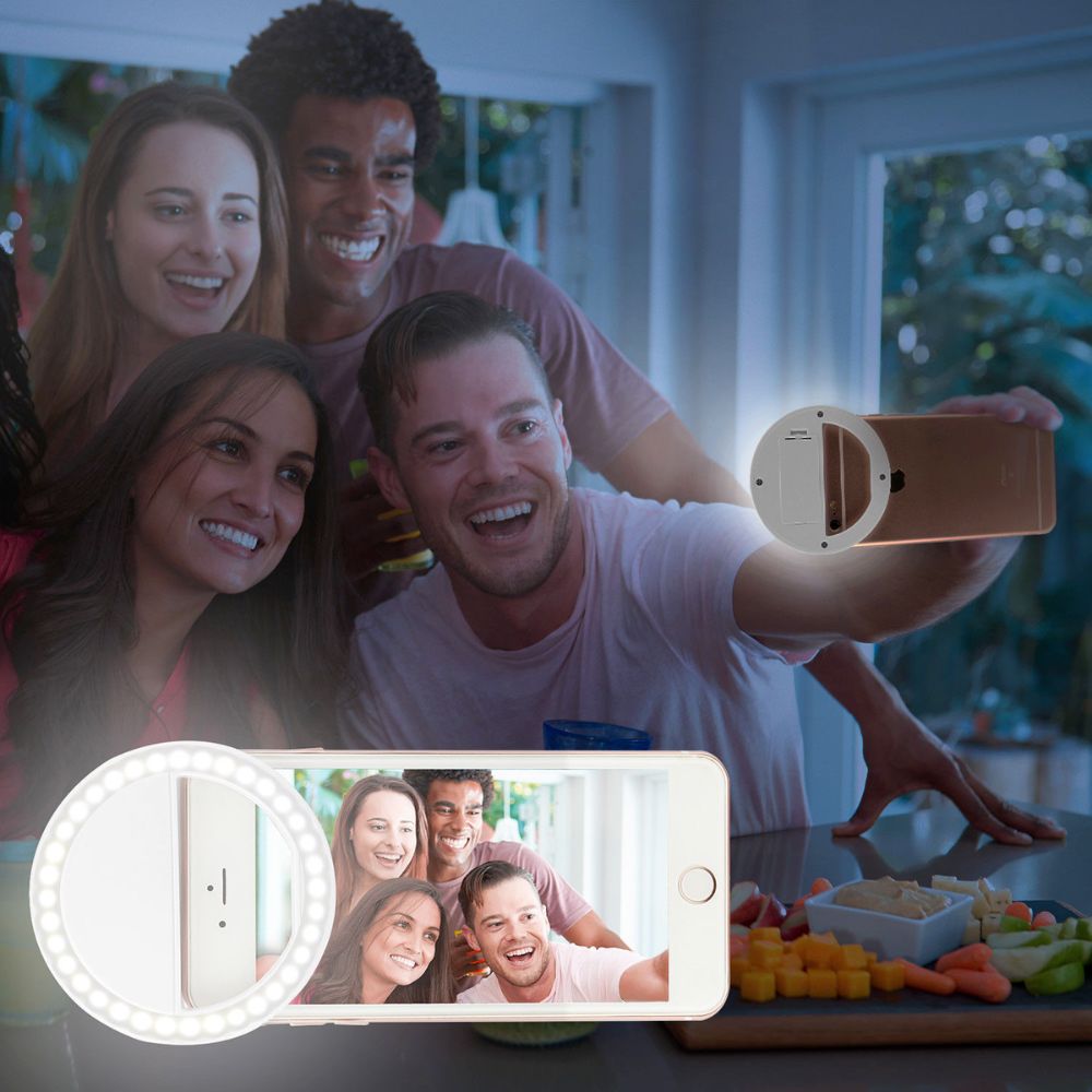 Portable Selfie Ring Clip On for Mobile Phone - Infinity Beautiful Boutique