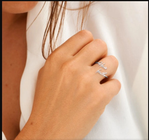 Infinity Beautiful Stainless Steel Ring – Trendy Cold Wind Style Inspired by Japan & Korea - Infinity Beautiful Boutique