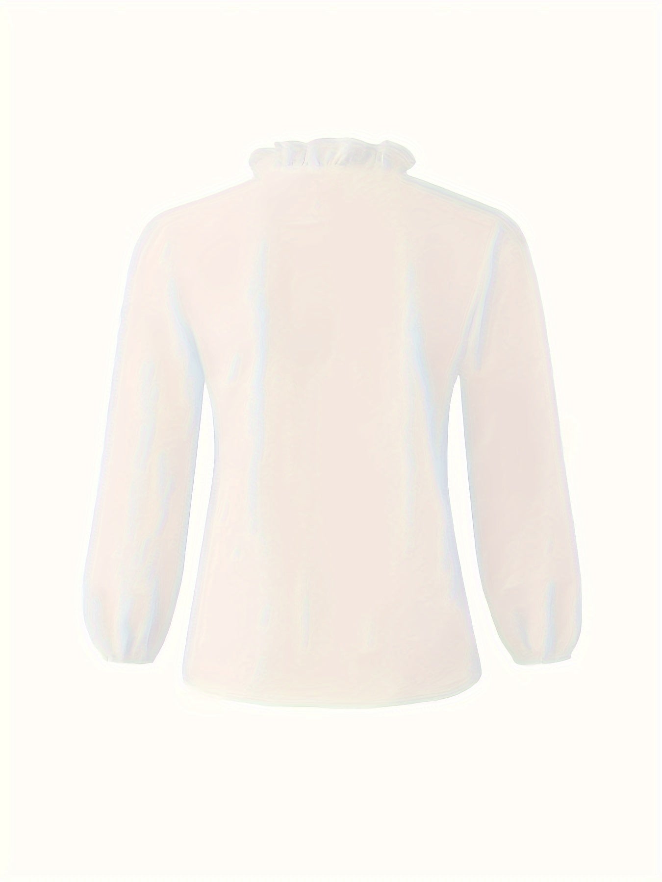 Infinity Beautiful Soft Ruffle V-Neck – Long Sleeve Shirt with Flowy Hemline Elegance - Infinity Beautiful Boutique