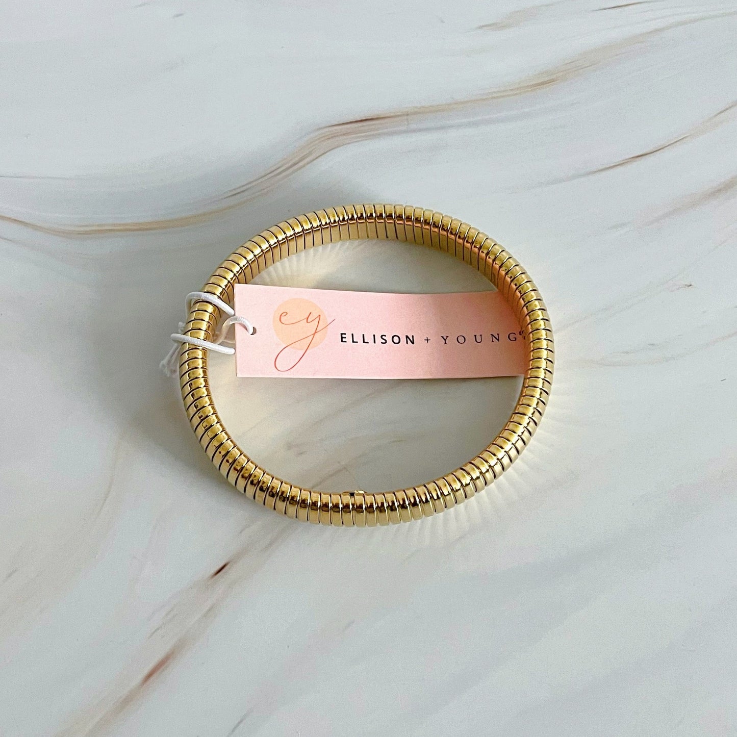 Infinity Beautiful Elegant Gold Flex Bangle - Infinity Beautiful Boutique