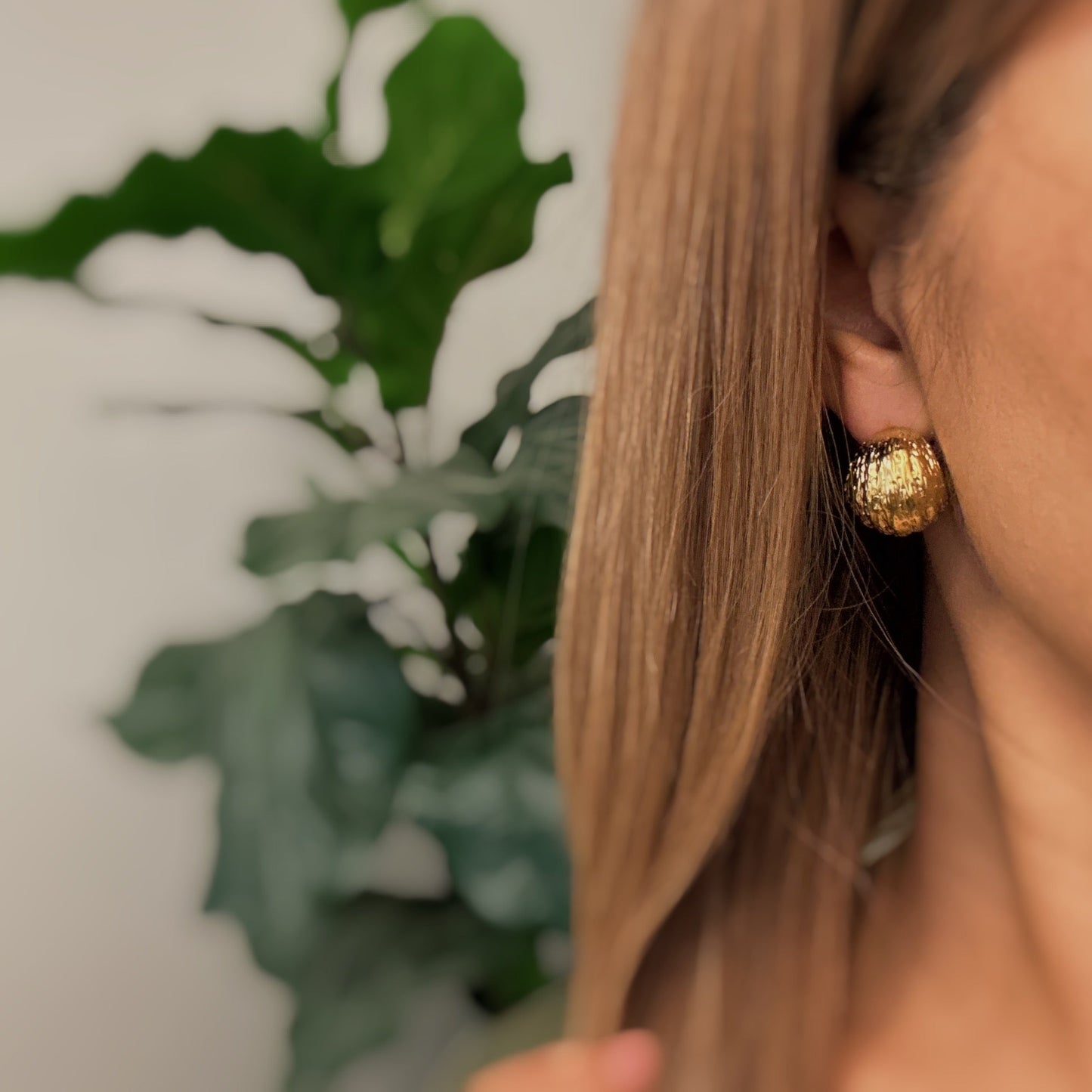 Infinity Beautiful Elegant Half Round Hoop Earrings - Infinity Beautiful Boutique