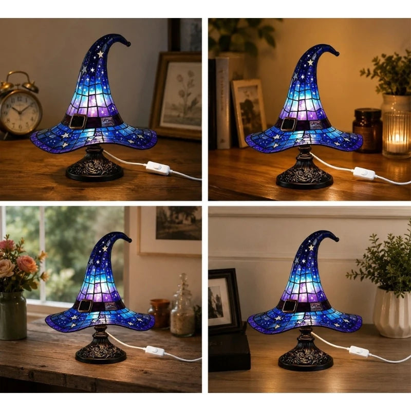 Halloween Witch Hat Table Lamp