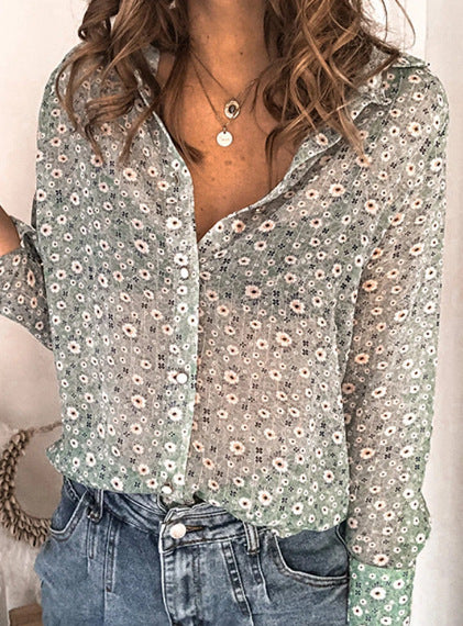 Infinity Beautiful Lapel Shirt – Button-Up Long Sleeve for Women - Infinity Beautiful Boutique