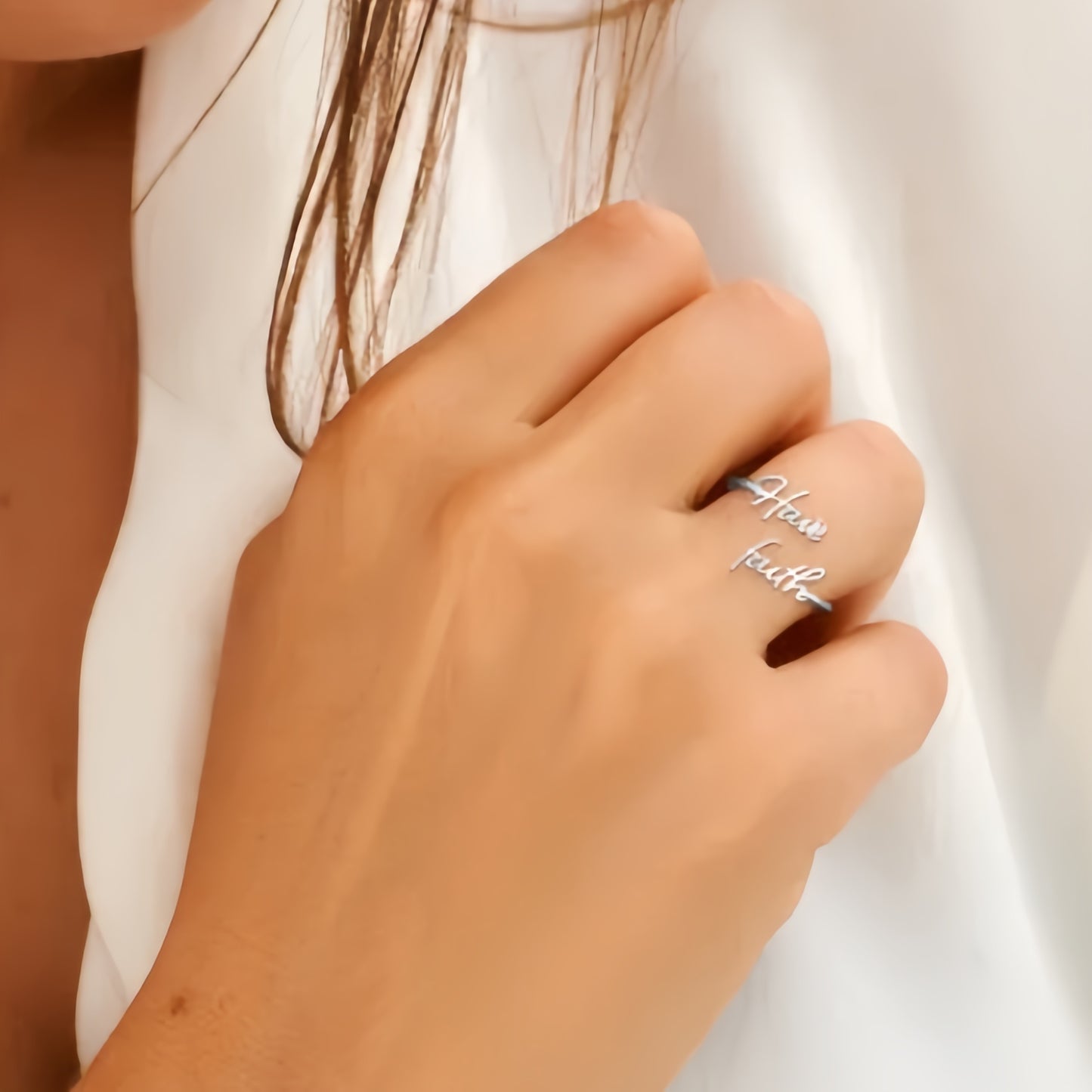 Infinity Beautiful Stainless Steel Ring – Trendy Cold Wind Style Inspired by Japan & Korea - Infinity Beautiful Boutique