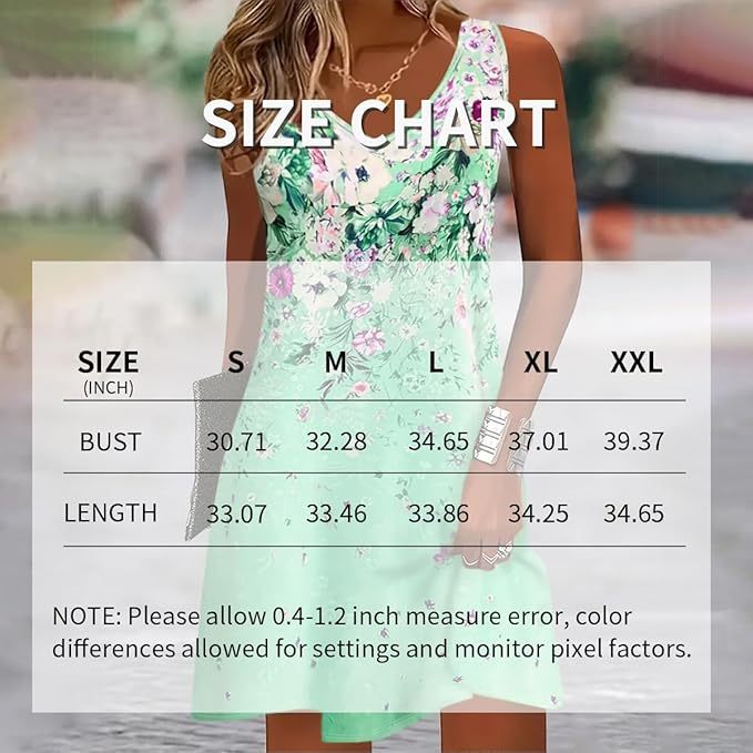 Infinity Beautiful Boho Bloom Tank Dress – Sleeveless Floral Sundress with Relaxed Summer Fit