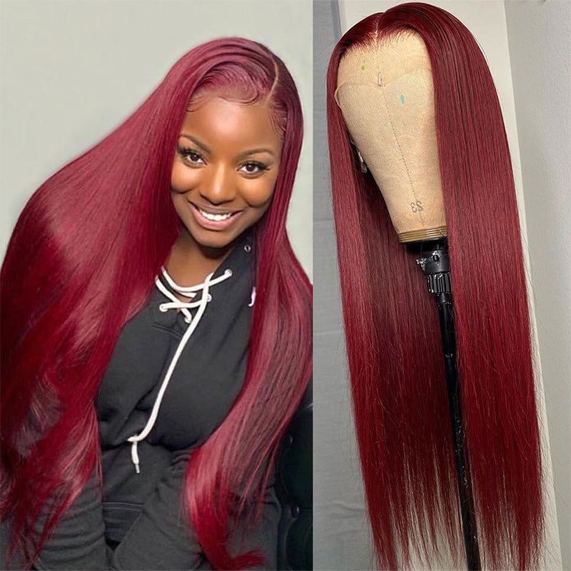 Infinity Beautiful Lace Front Wig – Long Straight Full Headgear with Smooth Finish - Infinity Beautiful Boutique