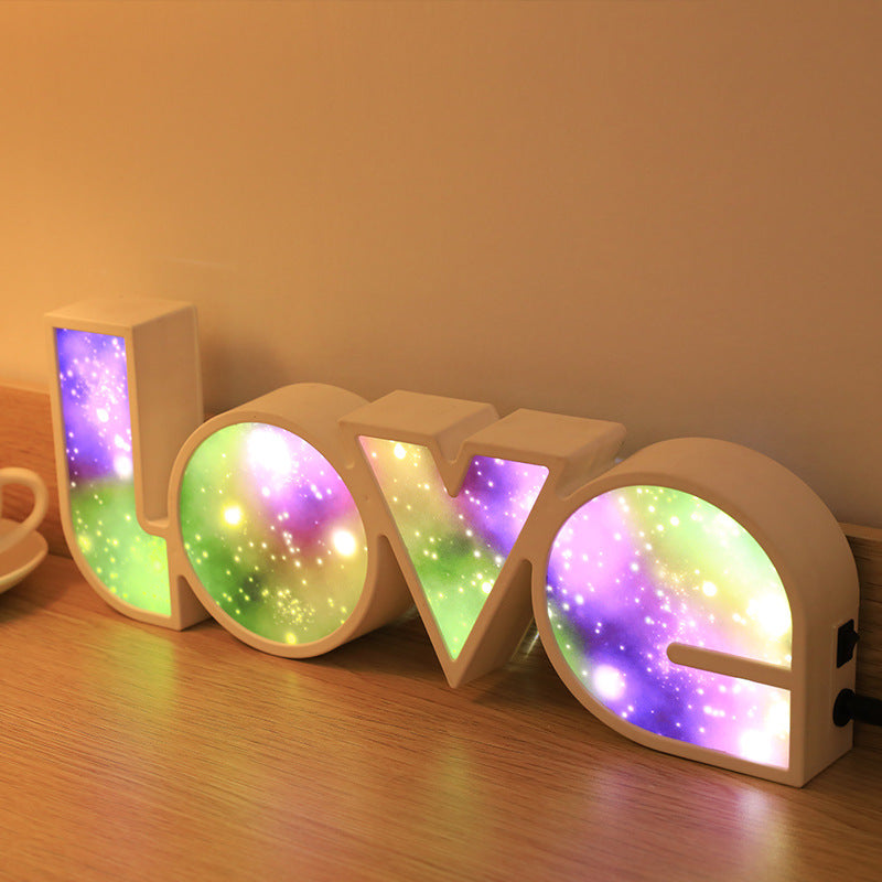 Valentines Day Decor LED LOVE Light Valentines Day Gift For Girlfriend Bithday Wedding Party Decoration Romantic Wedding Decor - Infinity Beautiful Boutique