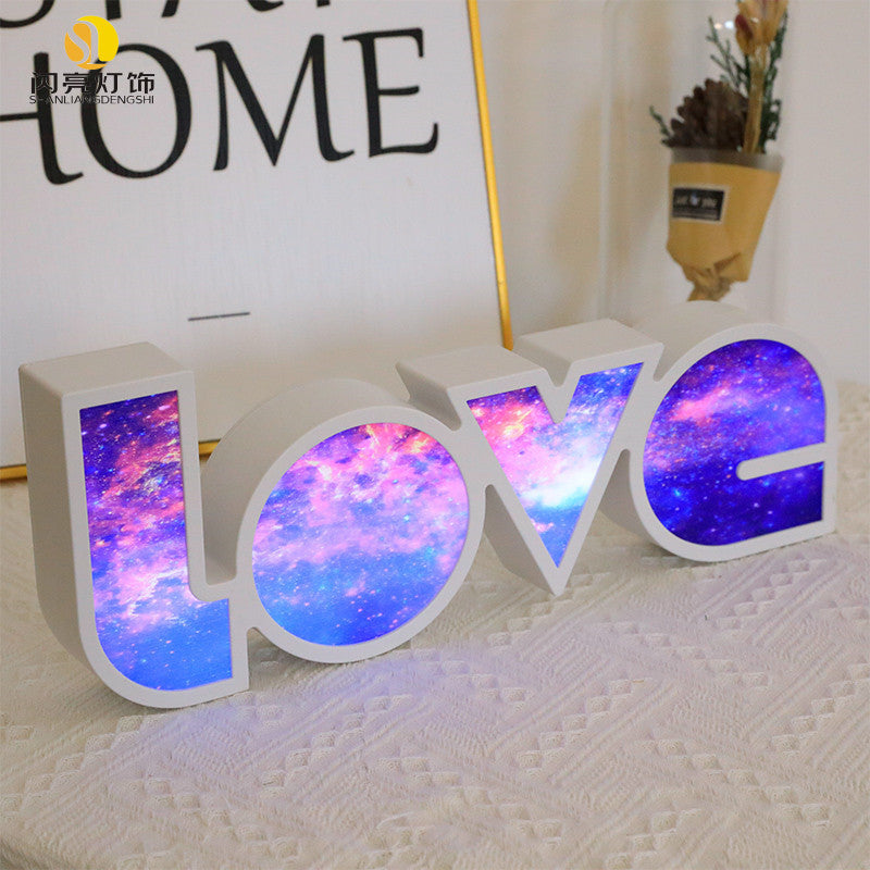 Valentines Day Decor LED LOVE Light Valentines Day Gift For Girlfriend Bithday Wedding Party Decoration Romantic Wedding Decor - Infinity Beautiful Boutique