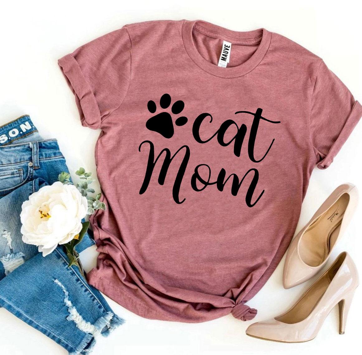 Cat Mom T-shirt - Infinity Beautiful Boutique