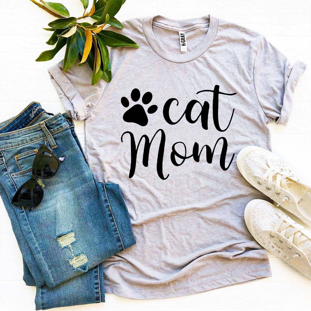 Cat Mom T-shirt - Infinity Beautiful Boutique