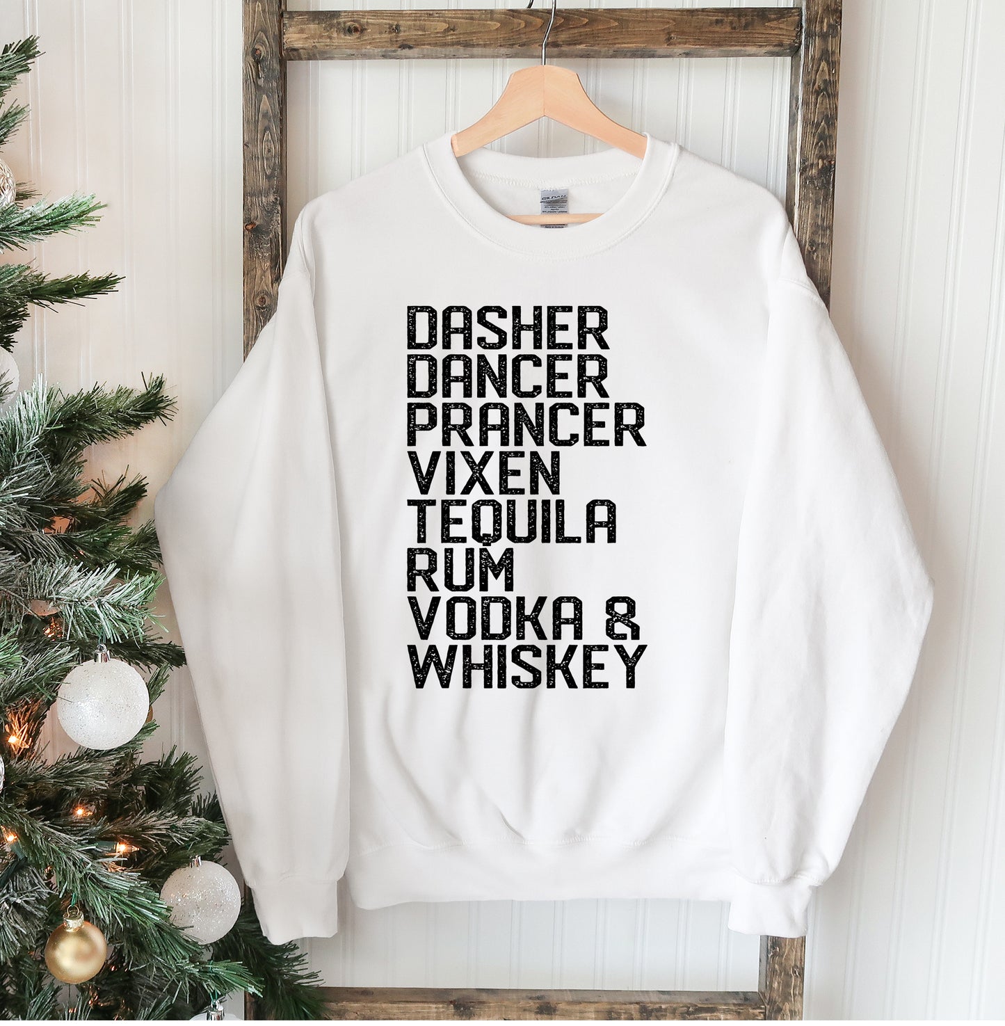 Dasher Dancer Christmas Sweatshirt - Infinity Beautiful Boutique