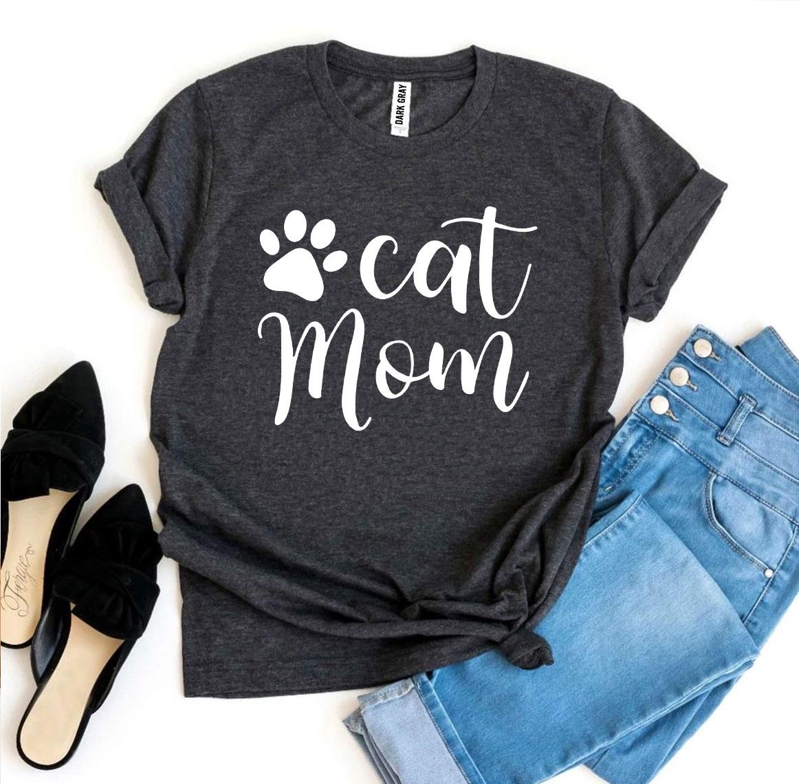 Cat Mom T-shirt - Infinity Beautiful Boutique