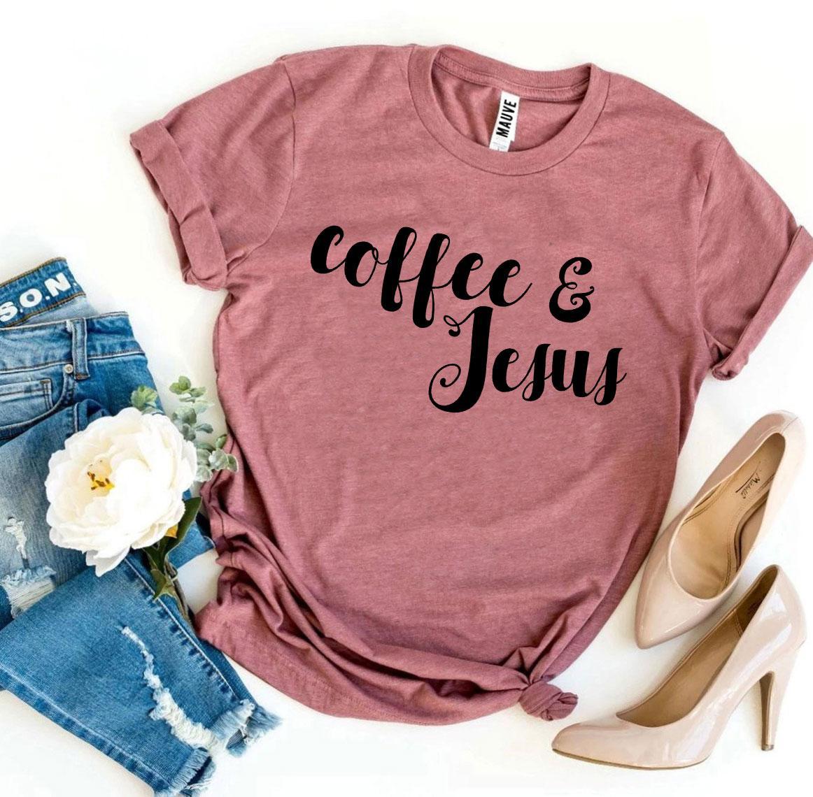 Coffee And Jesus T-shirt - Infinity Beautiful Boutique