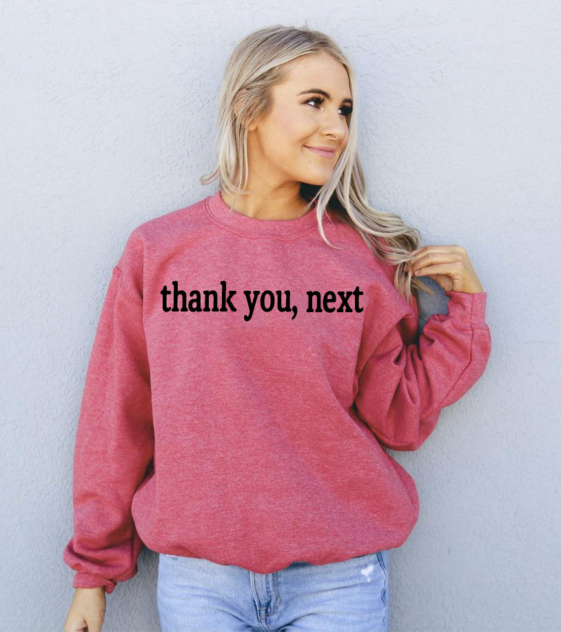 Thank You Next Sweatshirt - Infinity Beautiful Boutique