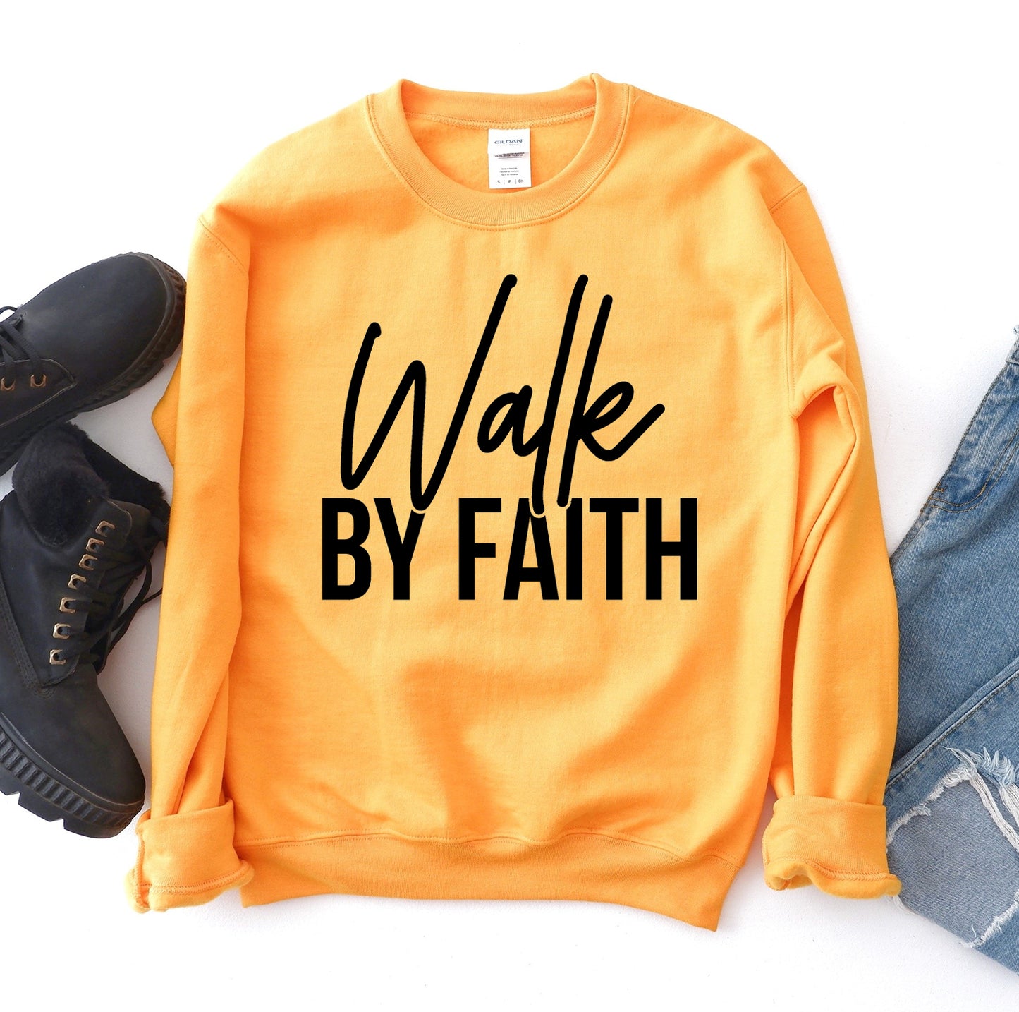 Walk By Faith Sweatshirt - Infinity Beautiful Boutique