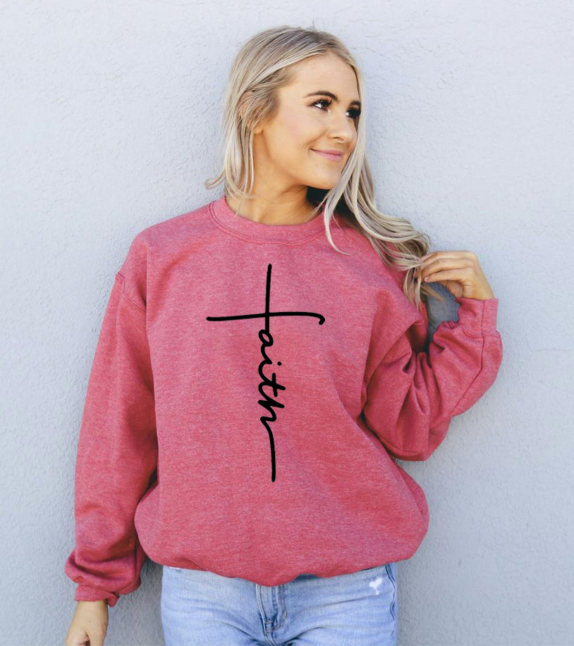 Faith Sweatshirt - Infinity Beautiful Boutique