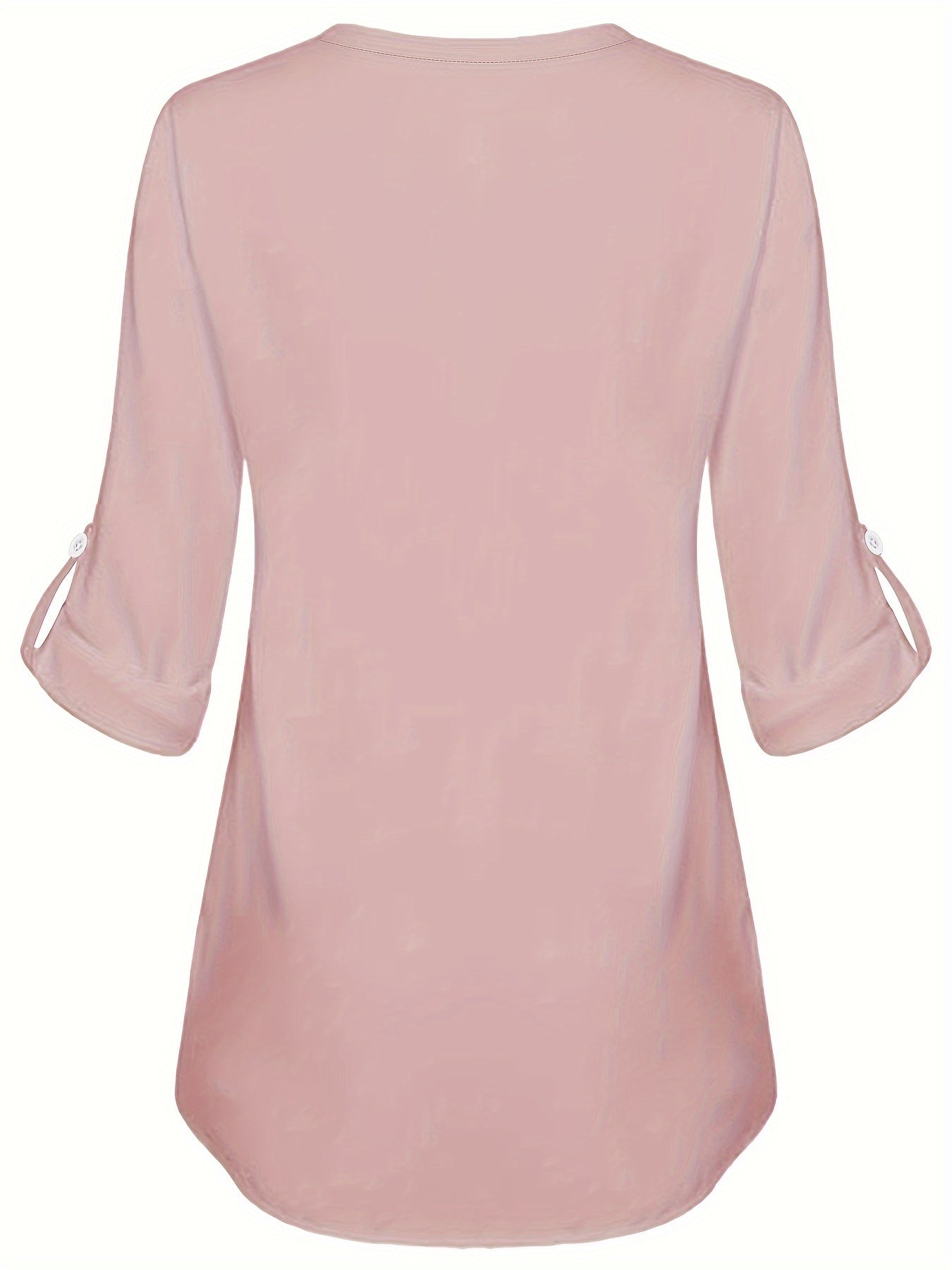 Infinity Beautiful Classic Pearl Accent Shirt – Long Sleeve Casual Style with a Timeless Touch - Infinity Beautiful Boutique