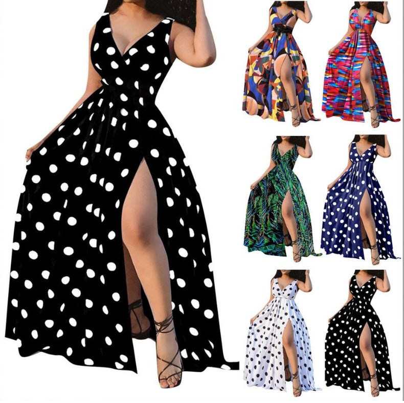 Infinity Beautiful Plus Size Party Dress – Sexy Belted Forked Club Style for Women - Infinity Beautiful Boutique
